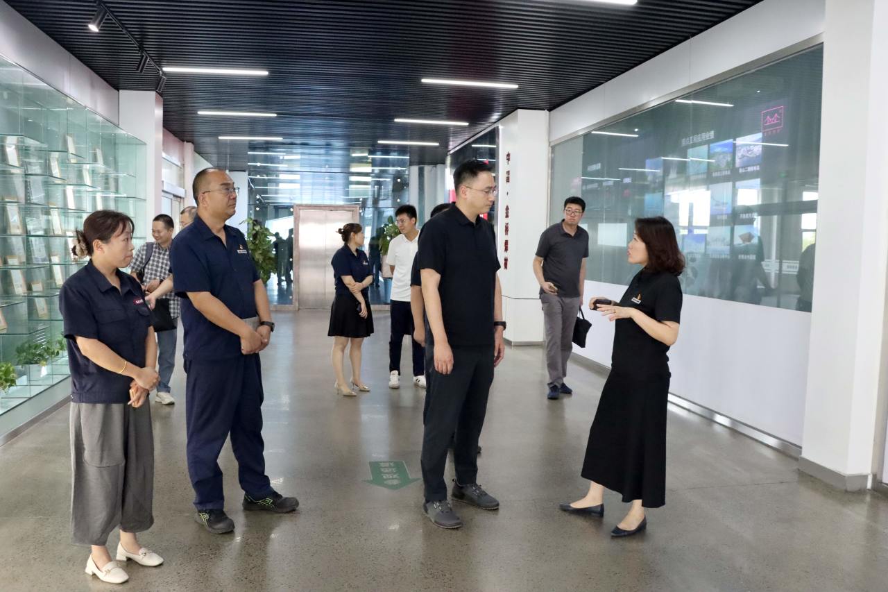 市發(fā)改委領(lǐng)導(dǎo)一行調(diào)研永昌公司國債項目